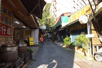 廬山温泉の温泉街